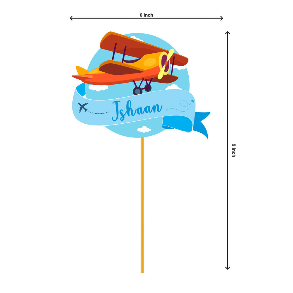 Airplane Theme Caketopper