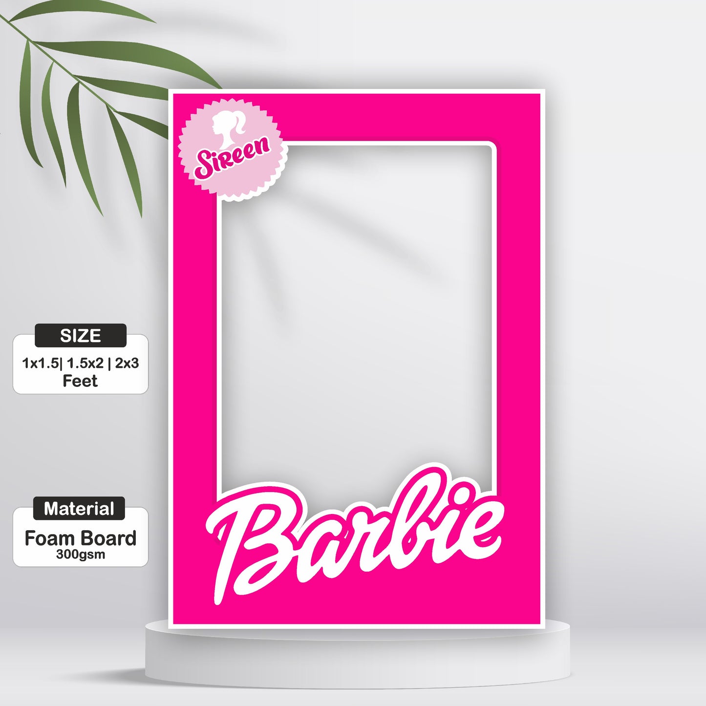 Barbie Birthday Theme Classic Photobooth