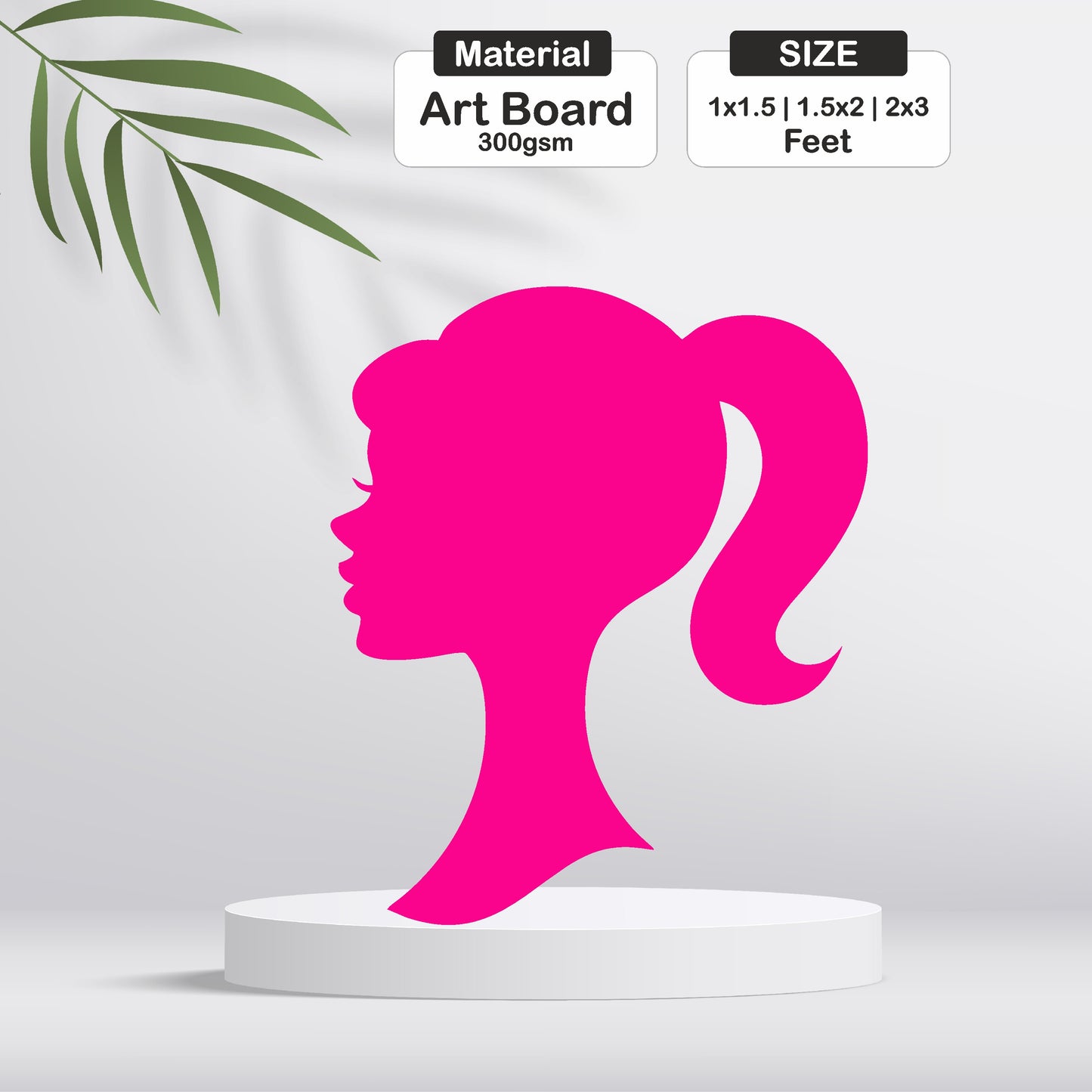 Barbie Birthday Theme Cutout - BP 01