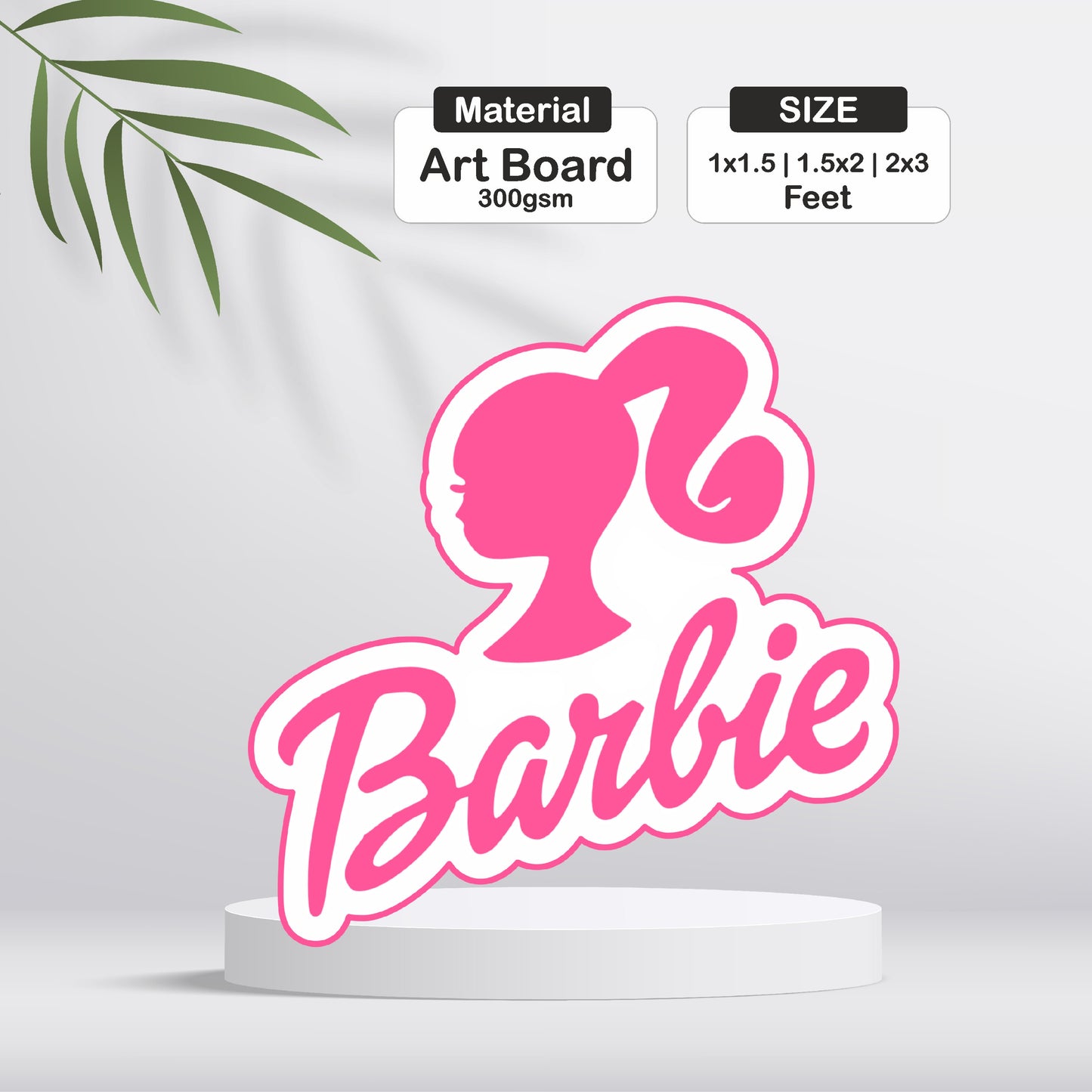 Barbie Birthday Theme Cutout - BP 02