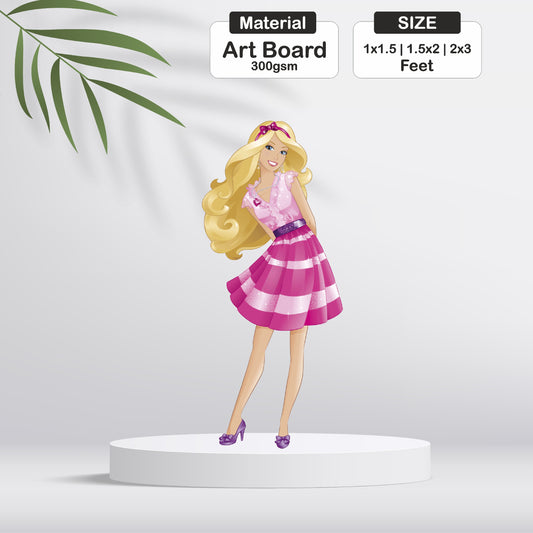 Barbie Birthday Theme Cutout - BP 09