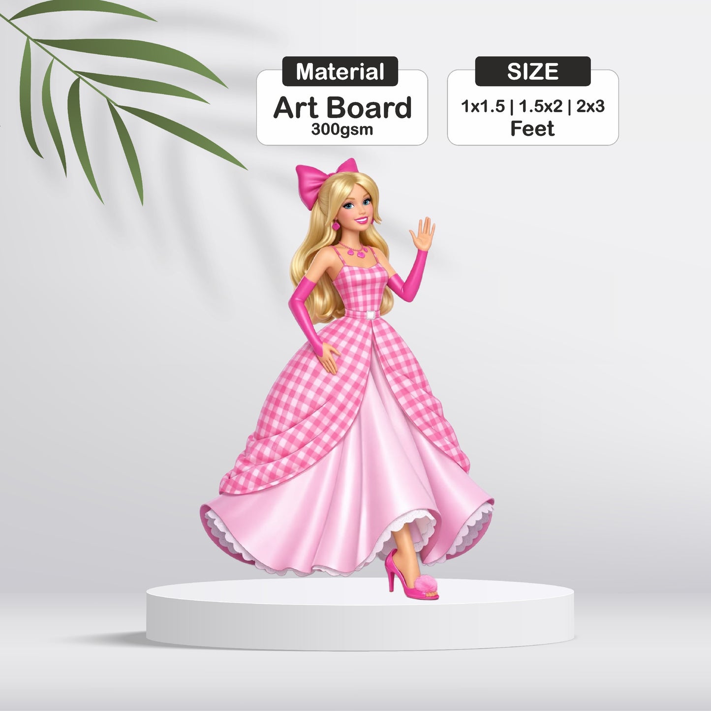 Barbie Birthday Theme Cutout - BP 15