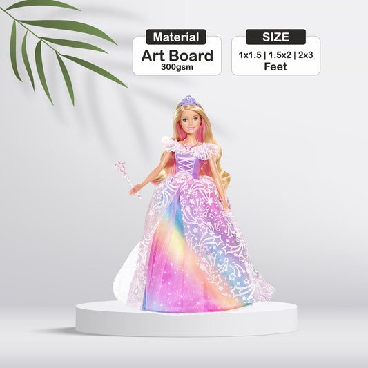 Barbie Birthday Theme Cutout - BP 16