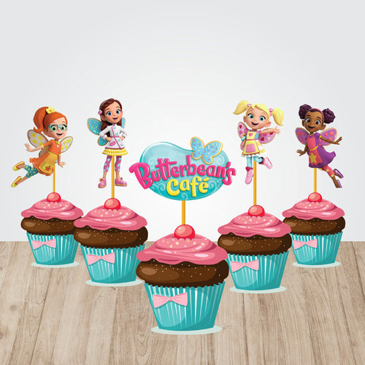 Butterbean's CaféTheme Character Cupcake Topper