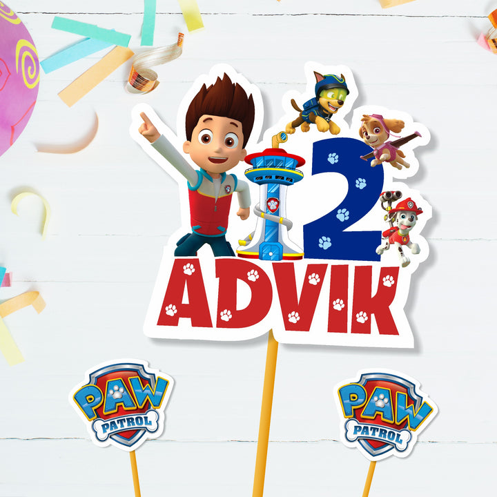 Paw Patrol Theme Classic-1 Caketopper