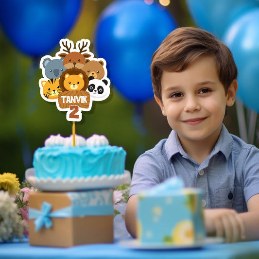 Jungle Theme Classic Cake Topper