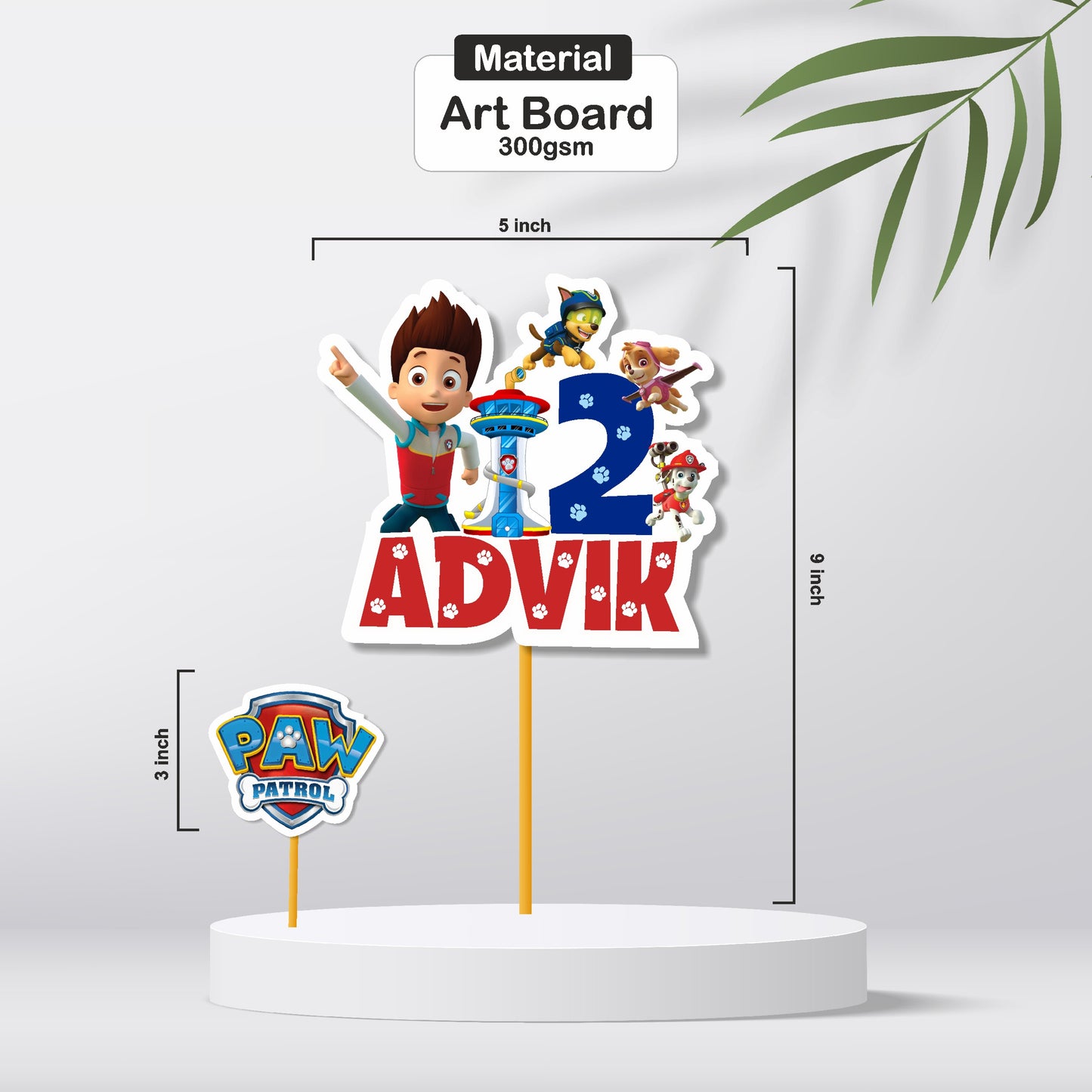 Paw Patrol Theme Classic-1 Caketopper