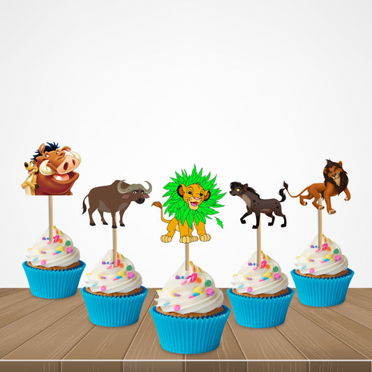 Lion King Theme Classic Cupcake Topper