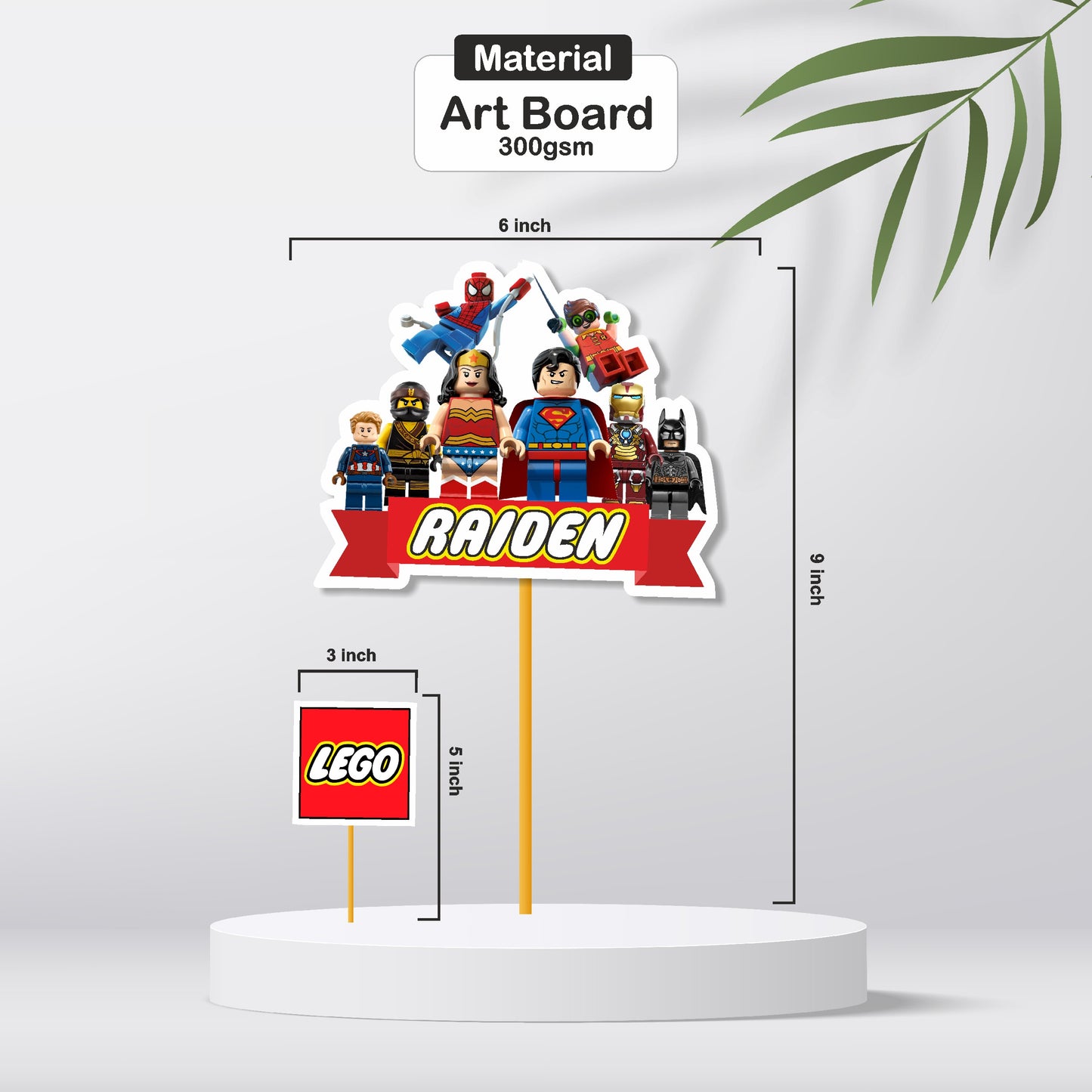 Lego Theme Classic Caketopper - 2