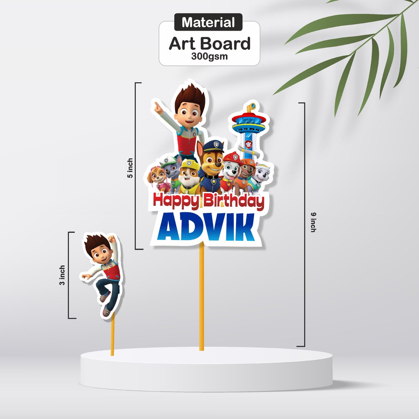 Paw Patrol Theme Classic-2 Caketopper