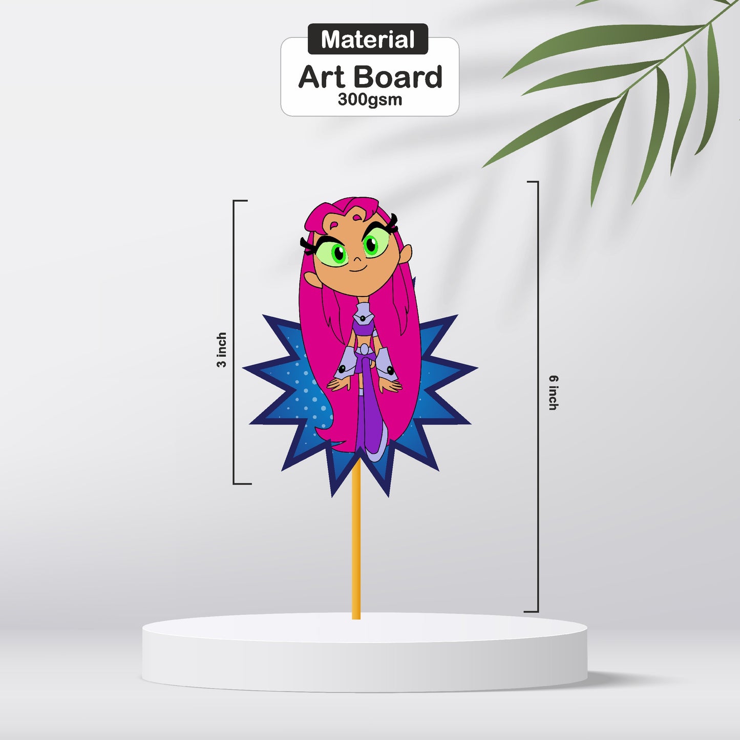 Teen Titans Theme Classic Cupcake Topper