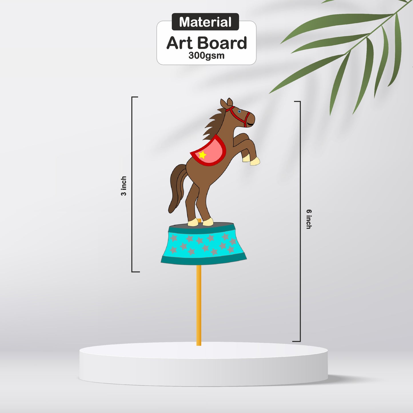 Carnival Theme Classic Cupcake Topper