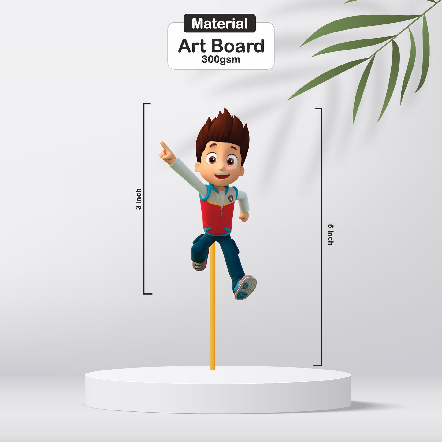 Paw Patrol Theme Cupcake Topper