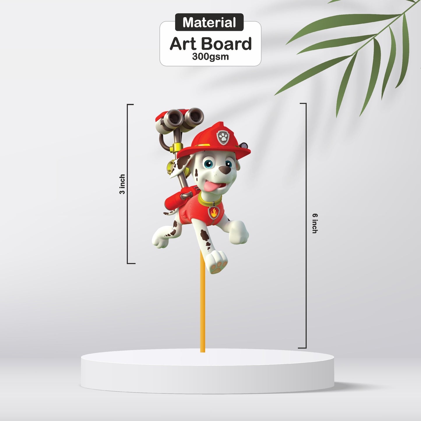 Paw Patrol Theme Classic Cupcake Topper