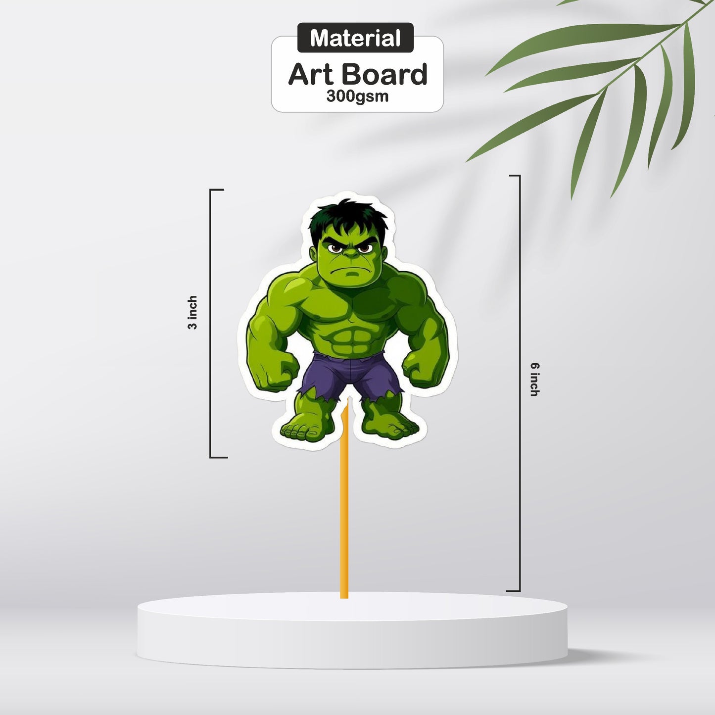 Avengers Theme Classic Cupcake Topper