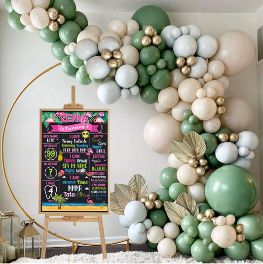Flamingo Theme Chalkboard