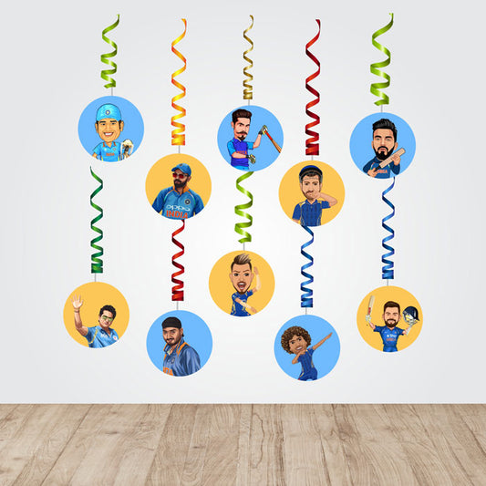 Cricket Theme Swirls