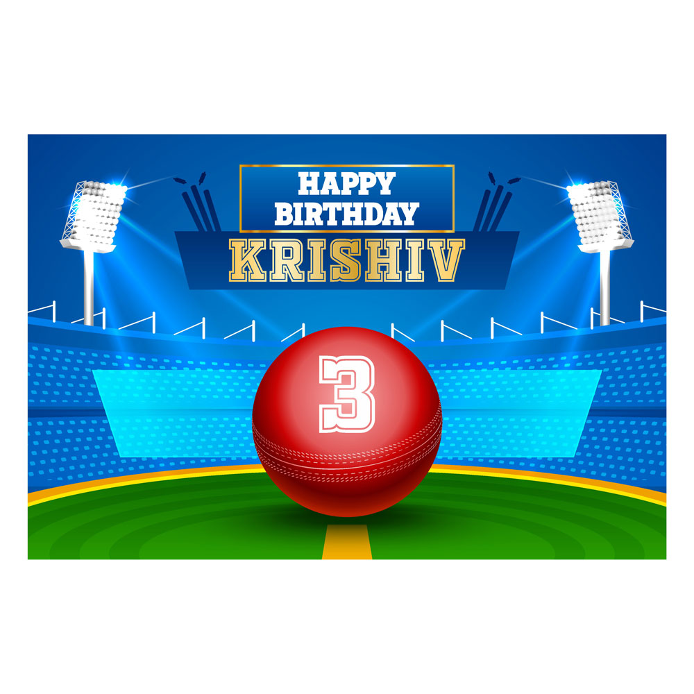Cricket Theme Backdrop