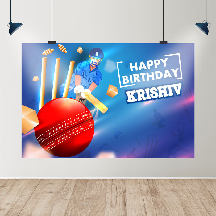 Cricket Theme Classic Backdrop