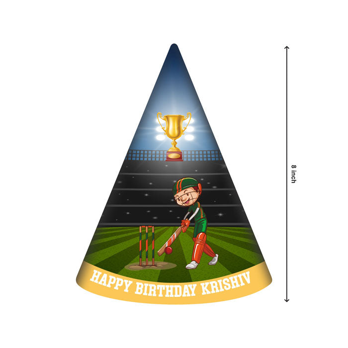 Cricket Theme Customized Hat
