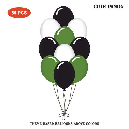 Cute Panda Theme Balloons