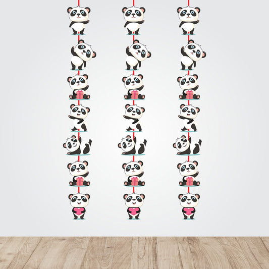 Cute Panda Theme Character Danglers