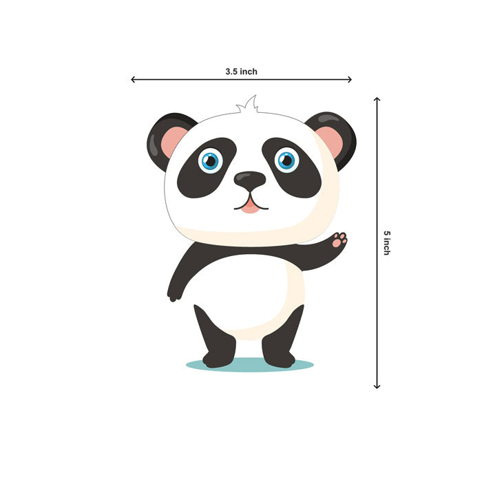 Cute Panda Theme Character Swirls