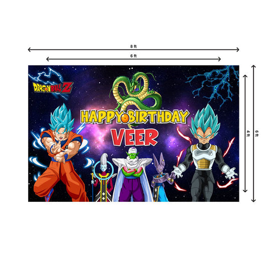 Dragon Ball Z Theme Backdrop