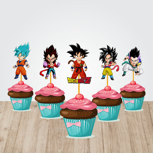 Dragon Ball Z Theme Classic Cupcake Topper