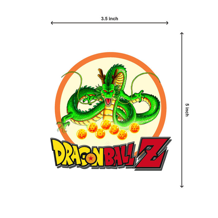 Dragon Ball Z Theme Charatcer Swirls