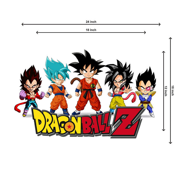 Dragon Ball Z Theme Cutout - BP 0001