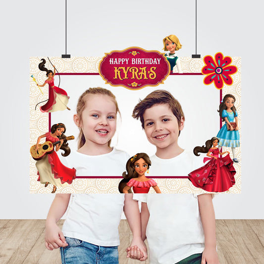 Elena of Avalor Theme Personalized Photobooth
