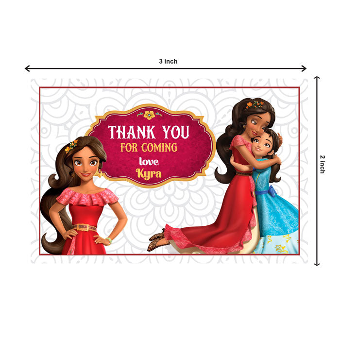 Elena of Avalor Theme Thank You Cards