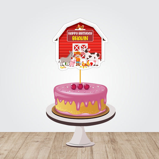 Farm Theme Caketopper