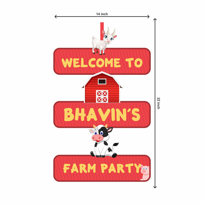Farm Theme Door Poster