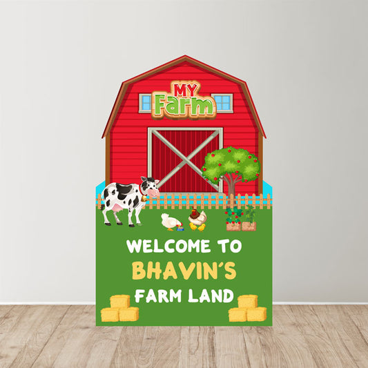Farm Theme Welcome Board
