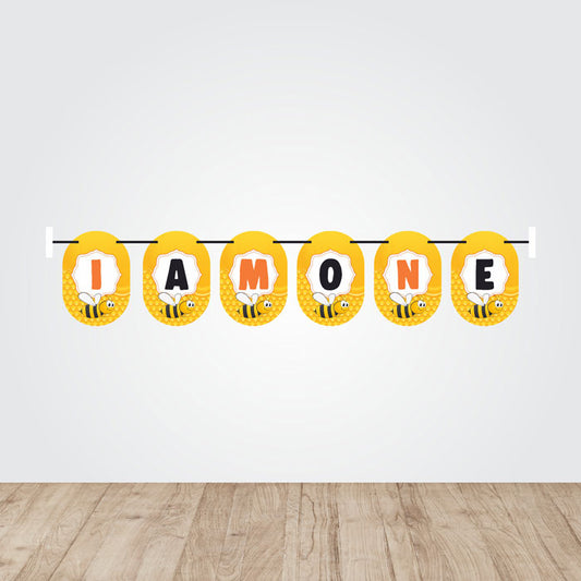 Honey Bee Theme Age Bunting