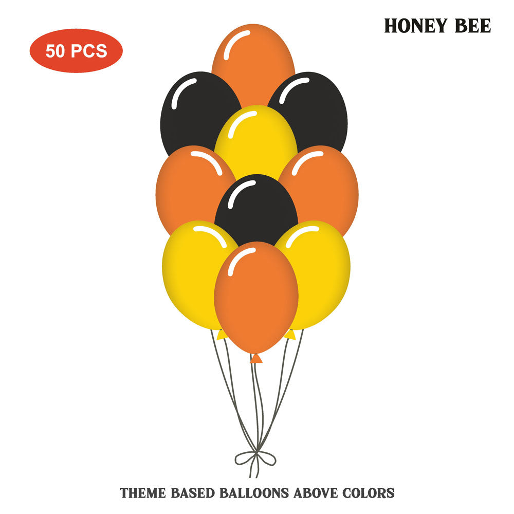 Honey Bee Theme Balloons