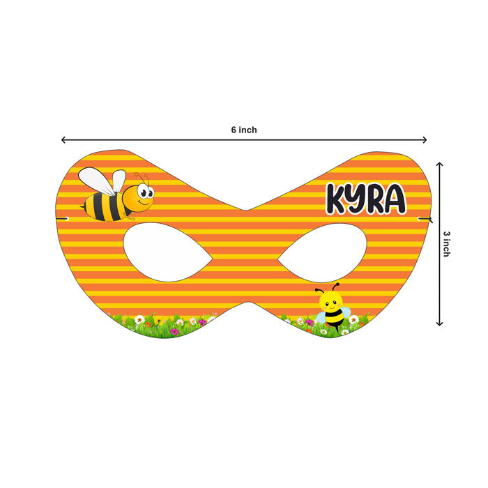 Honey Bee Theme Personalized Eye Mask