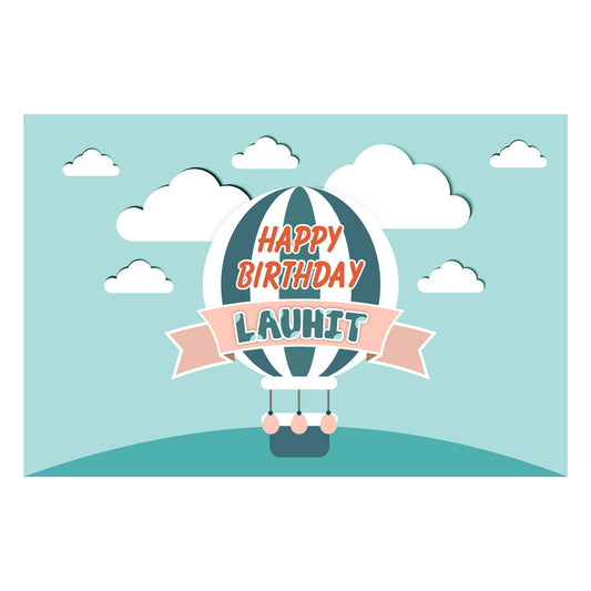 Hot Air Balloon Theme Customized Backdrop