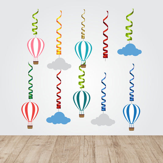 Hot Air Balloon Theme Classic Swirls