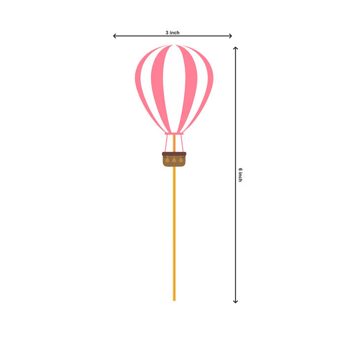 Hot Air Balloon Theme Classic Cupcake Topper