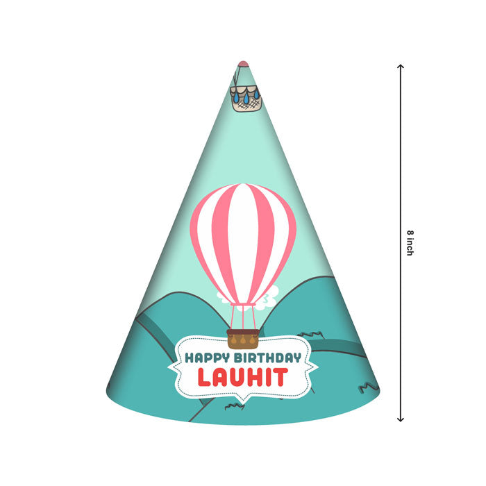 Hot Air Balloon Theme Personalized Hat