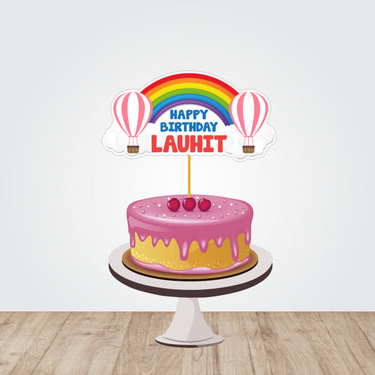 Hot Air Balloon Theme Customized Caketopper