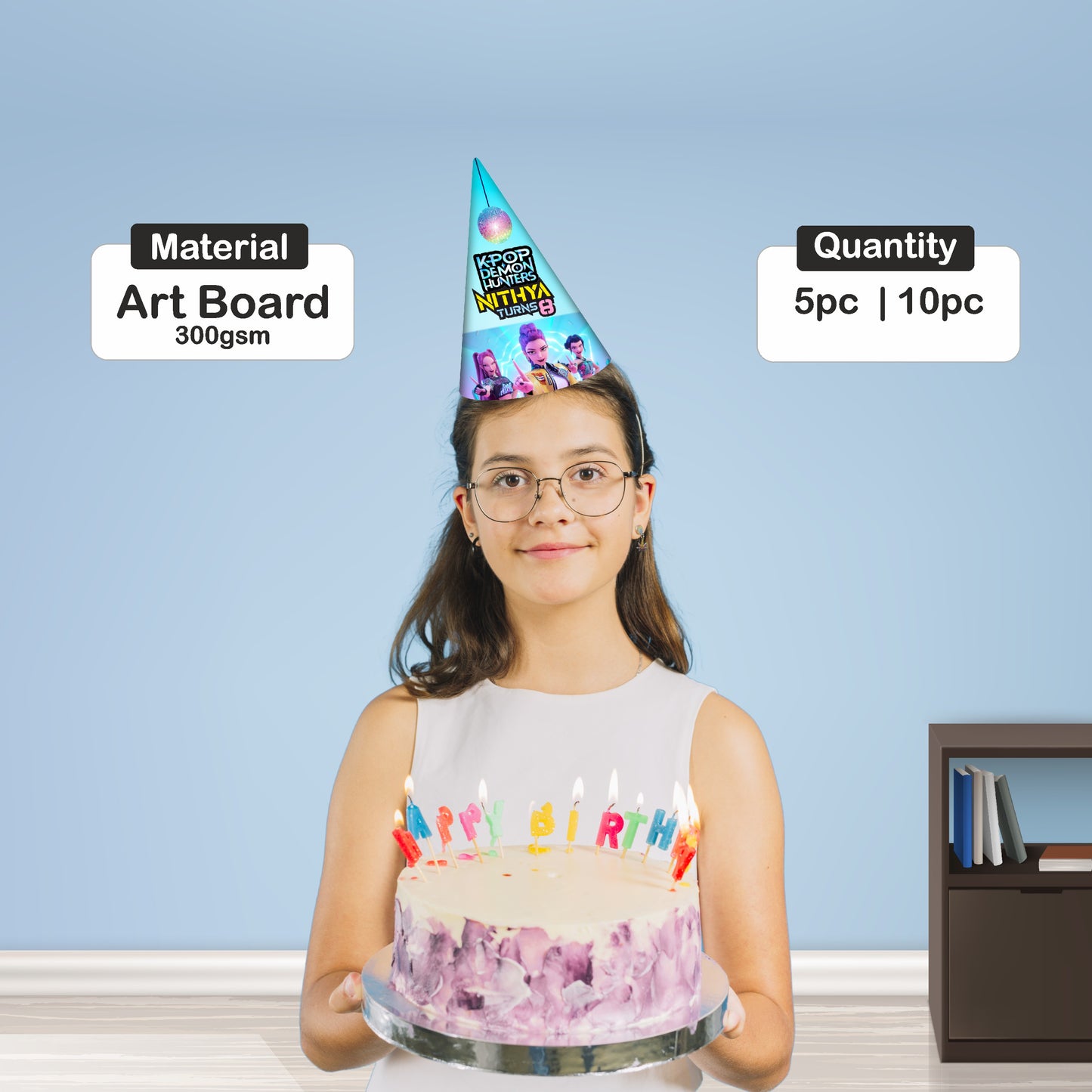 Kpop Demon Hunters Birthday Theme Customized Hat
