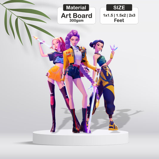 KPop Demon Hunters Theme Cutout - BP 001