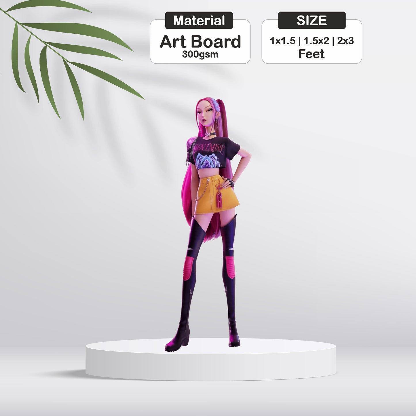KPop Demon Hunters Theme Cutout - BP 04