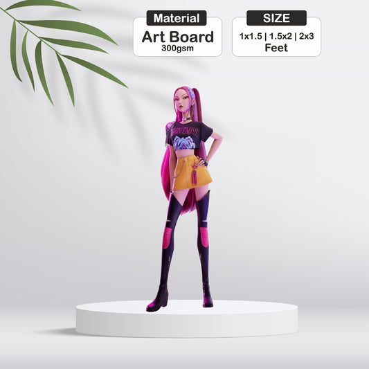 KPop Demon Hunters Theme Cutout - BP 04
