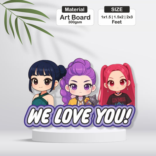 KPop Demon Hunters Theme Cutout - BP 06