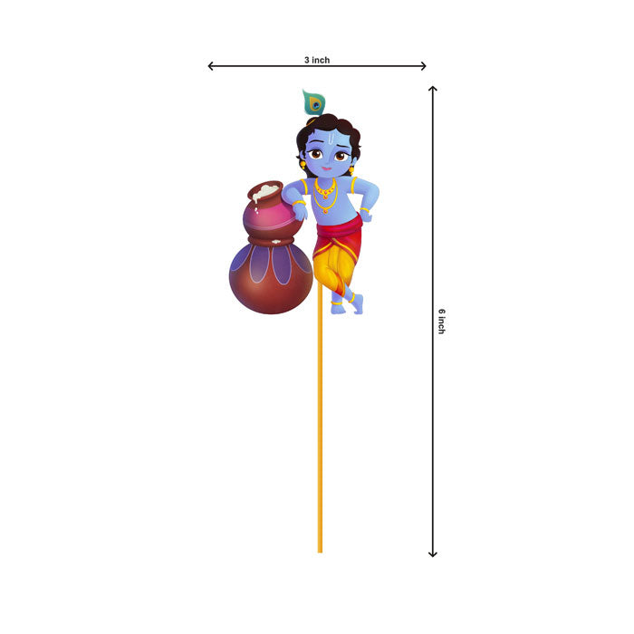 Little Krishna Theme Cupcake Topper